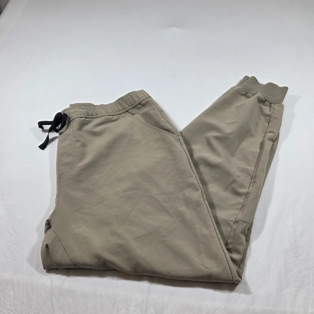Figs Scrub Pants Men's Tan Jogger Pants Work Gear X Large Comfortable Pockets